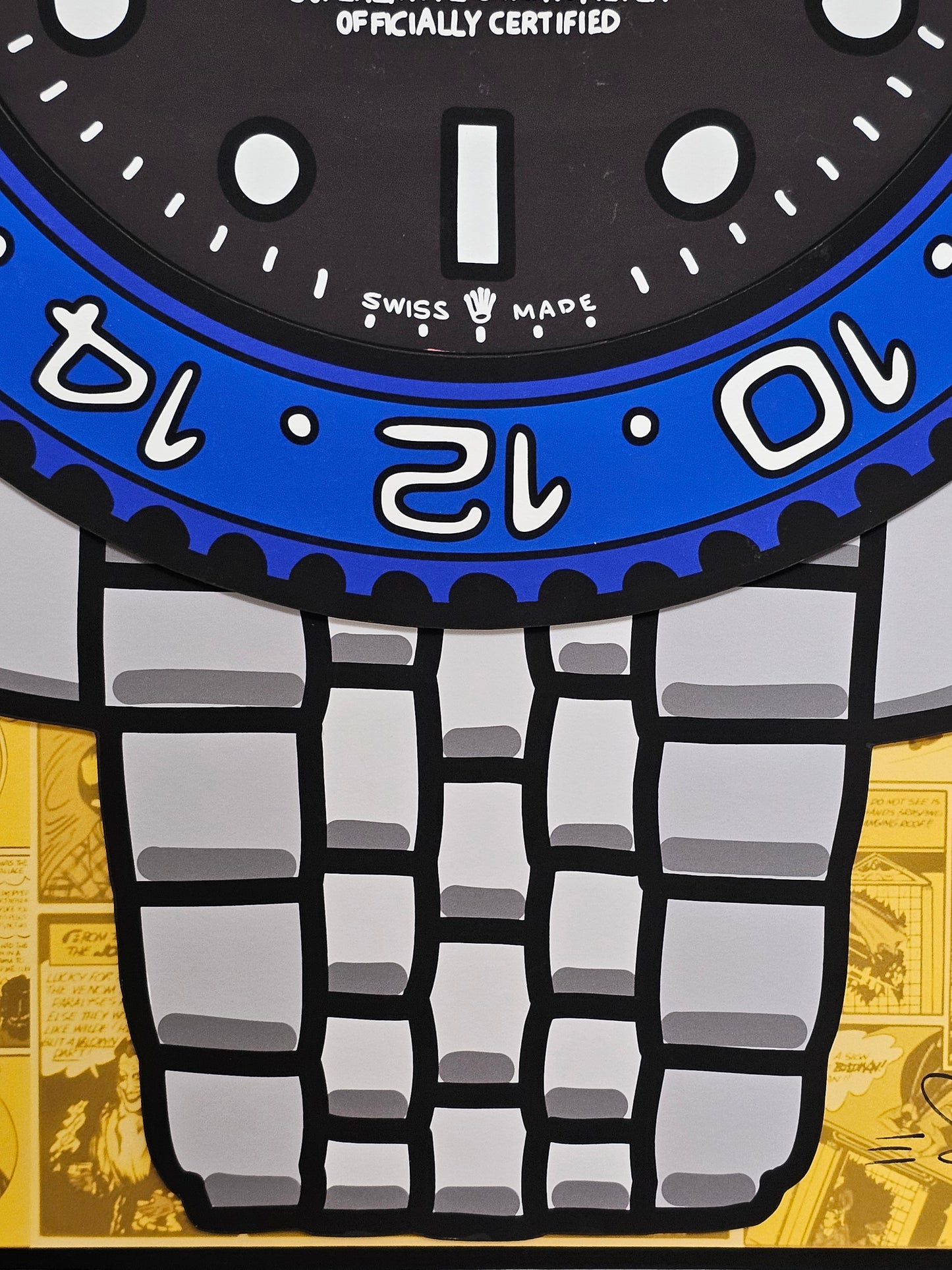 Quadro Bat's GMT (Opera d'arte 3D)