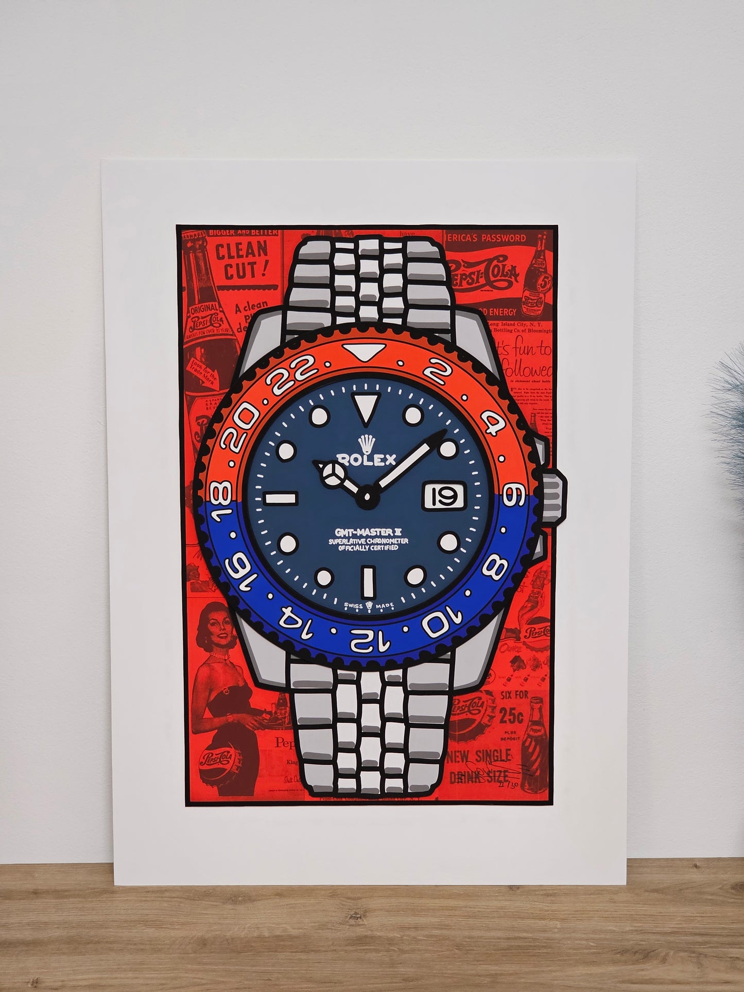 Quadro Pepsi GMT (Opera d'arte 3D)