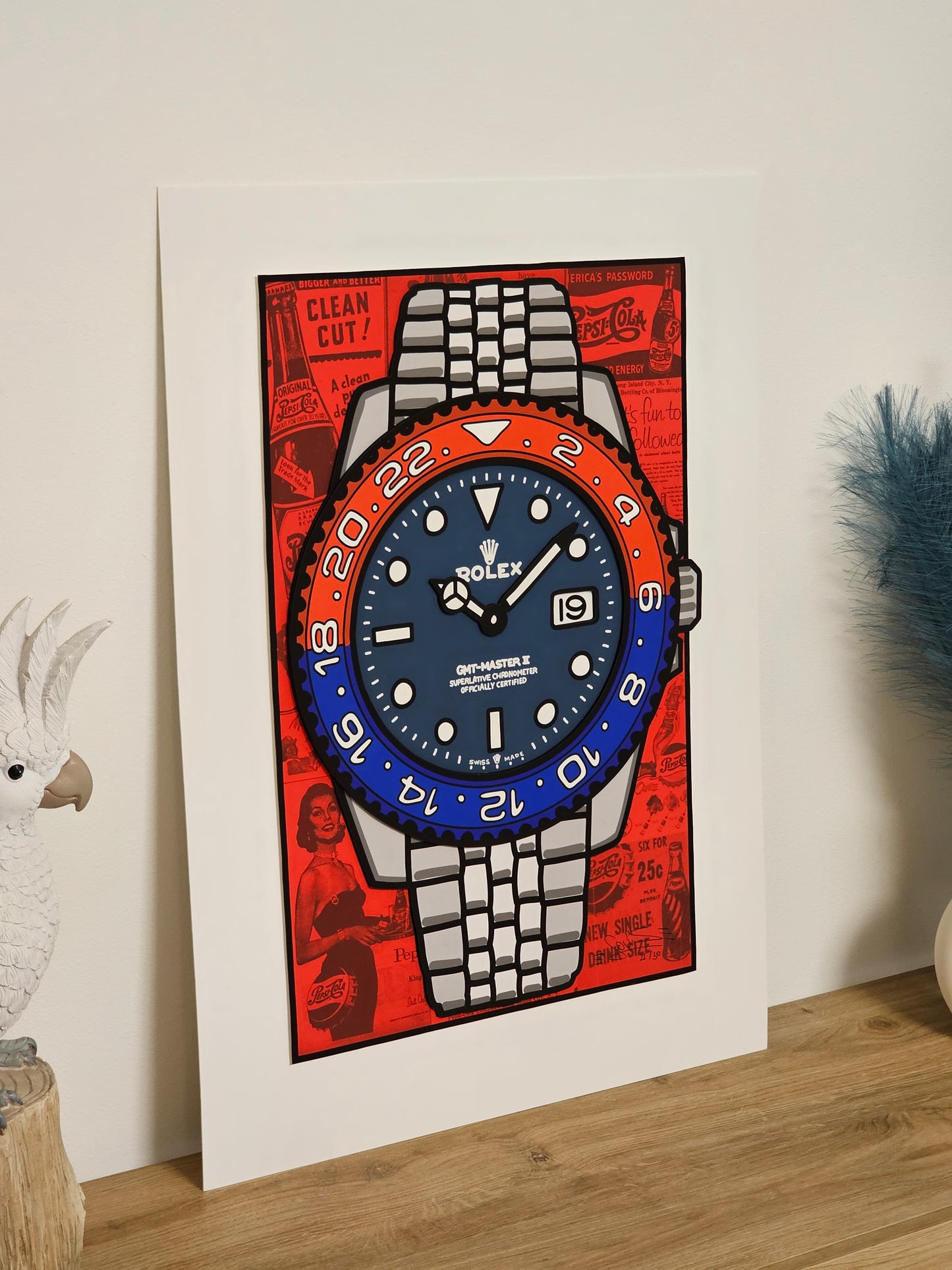 Quadro Pepsi GMT (Opera d'arte 3D)