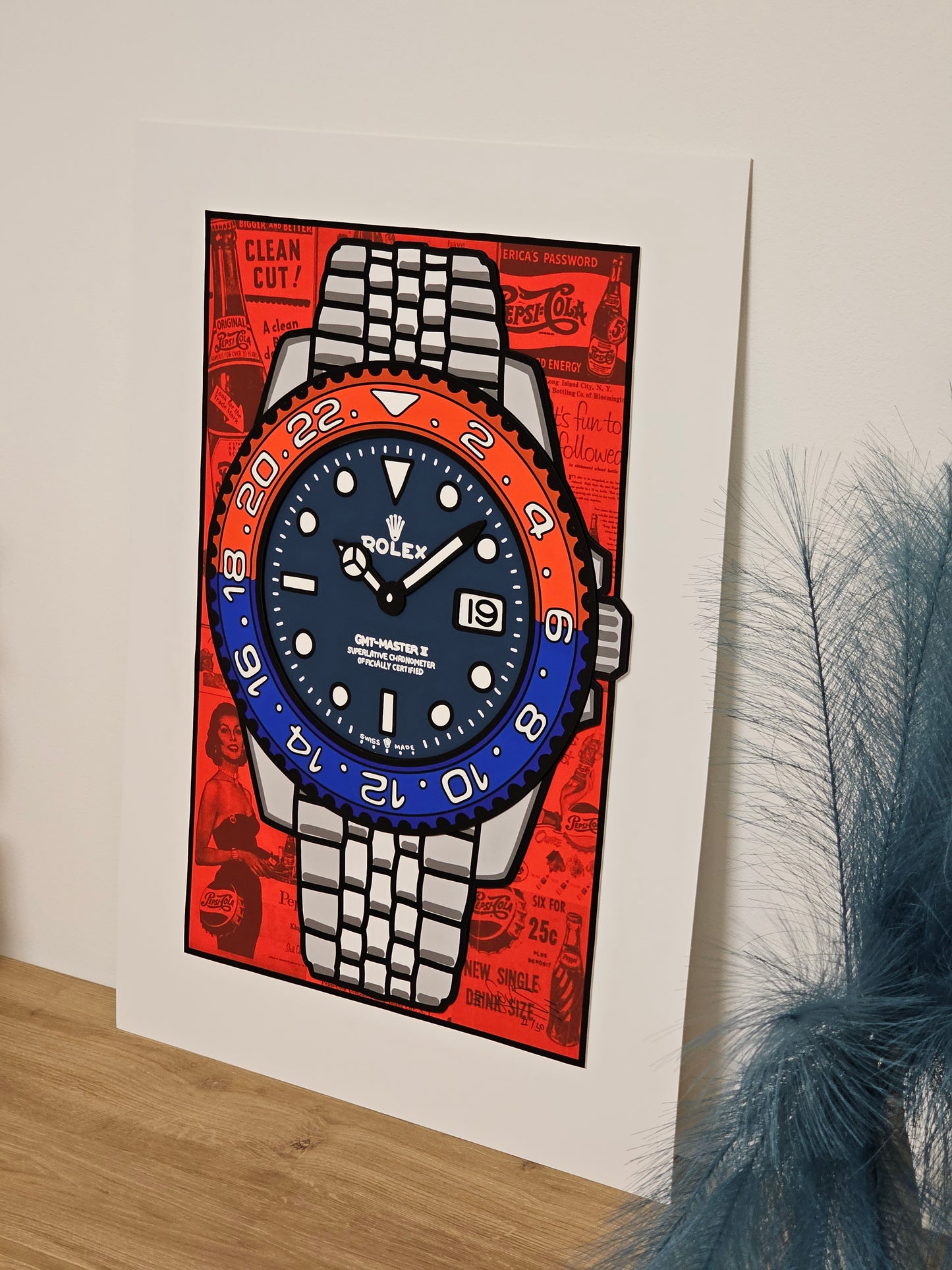 Quadro Pepsi GMT (Opera d'arte 3D)