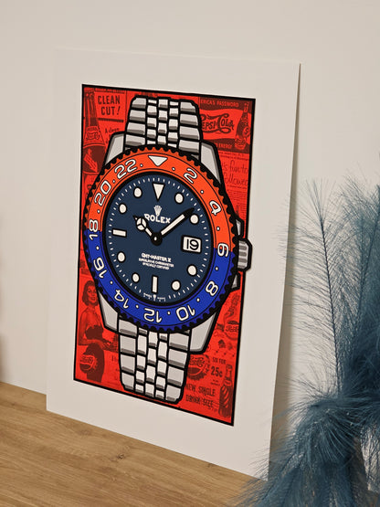 Quadro Pepsi GMT (Opera d'arte 3D)