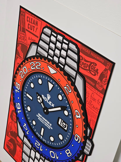 Quadro Pepsi GMT (Opera d'arte 3D)