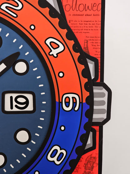 Quadro Pepsi GMT (Opera d'arte 3D)