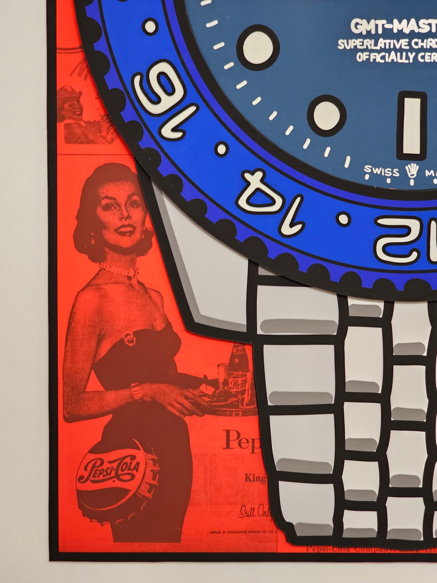 Quadro Pepsi GMT (Opera d'arte 3D)