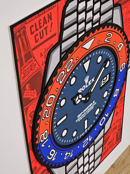 Quadro Pepsi GMT (Opera d'arte 3D)
