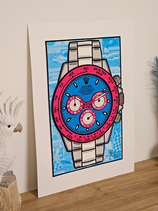 Quadro Pink Day (Opera d'arte 3D)