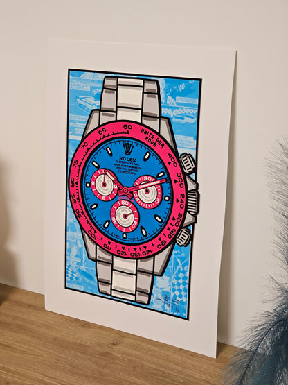 Quadro Pink Day (Opera d'arte 3D)