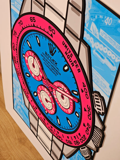 Quadro Pink Day (Opera d'arte 3D)