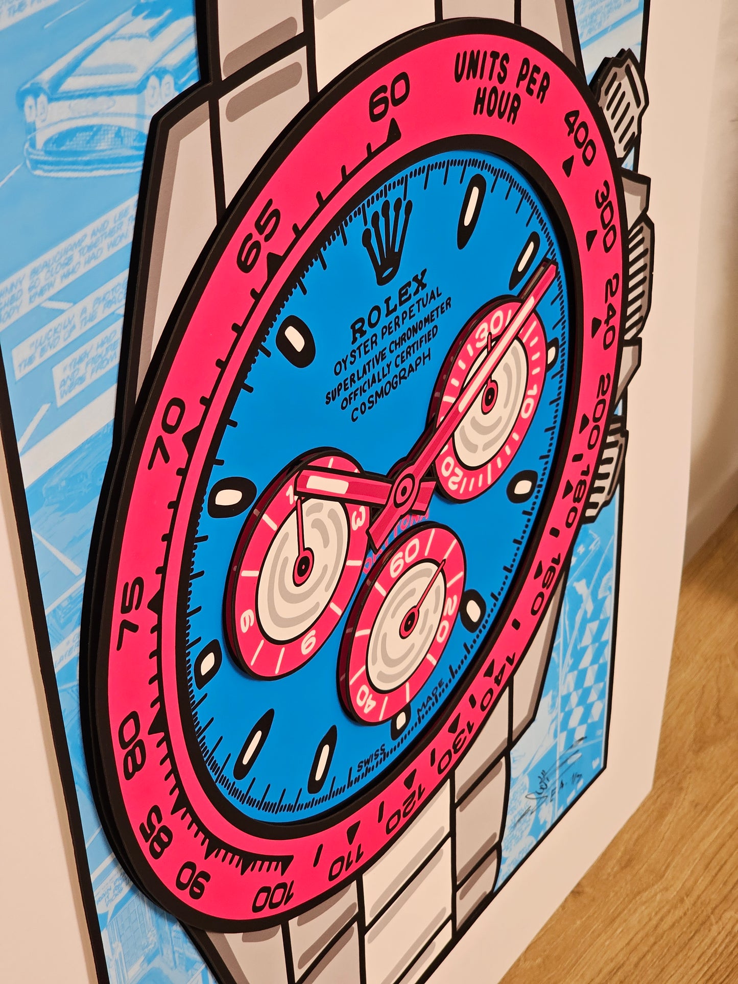 Quadro Pink Day (Opera d'arte 3D)