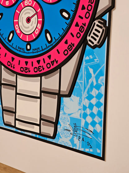 Quadro Pink Day (Opera d'arte 3D)