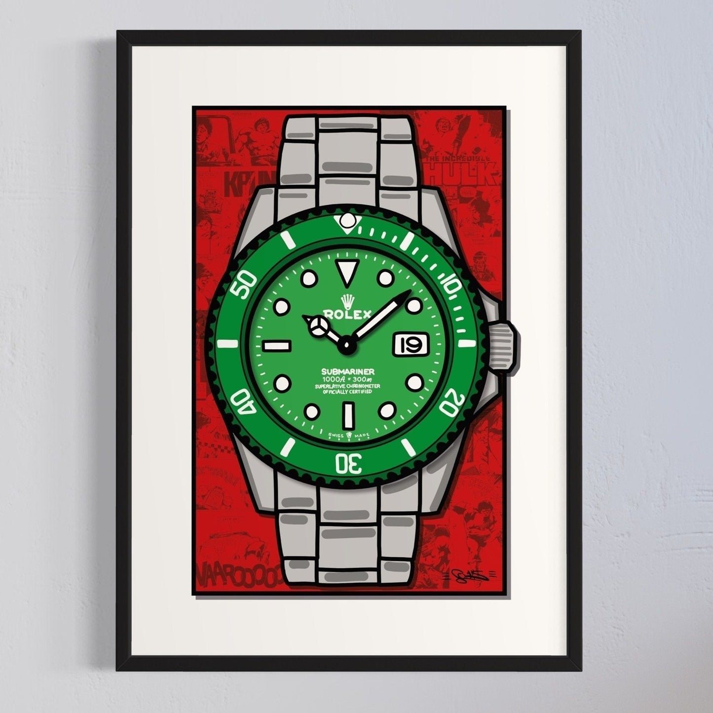 Quadro The Incredible Sub (Opera d'arte 3D)