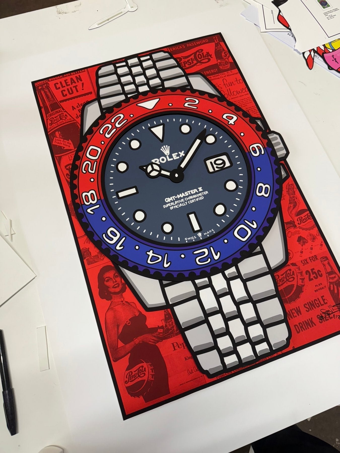 Quadro Pepsi (Opera d'arte 3D)