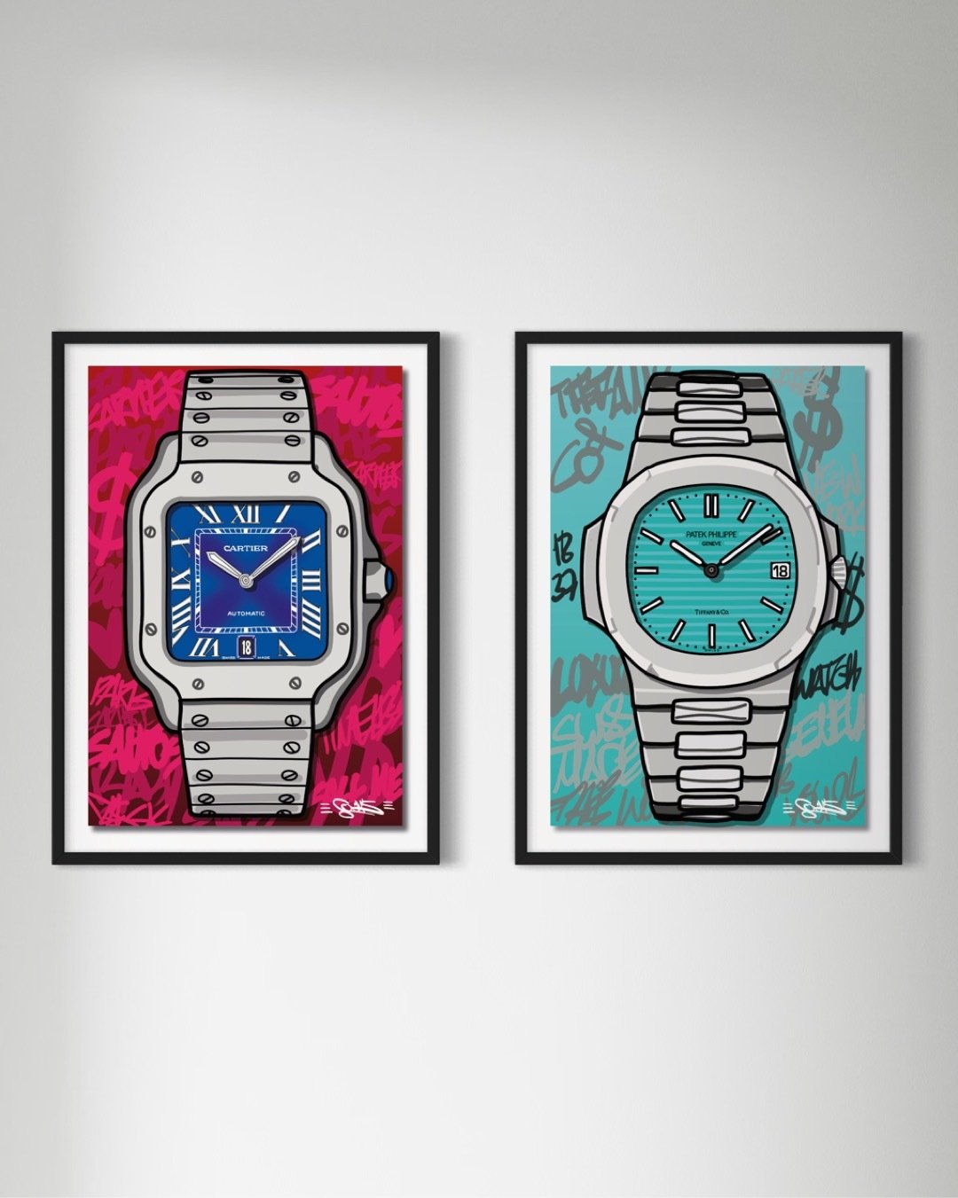 Quadro Santos the Cartier (Opera d'arte 3D)