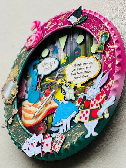 Orologio “Wonderland Edition” Custom da Parete