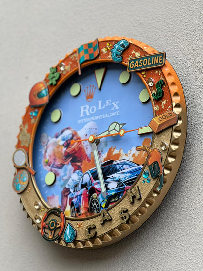 Orologio “Full Throttle – Racing Spirit Edition” Custom da Parete