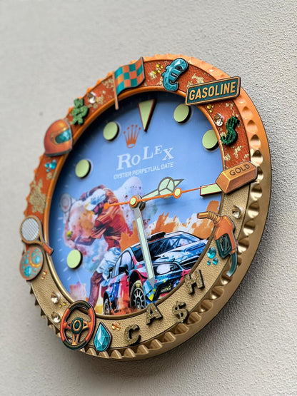 Orologio “Full Throttle – Racing Spirit Edition” Custom da Parete