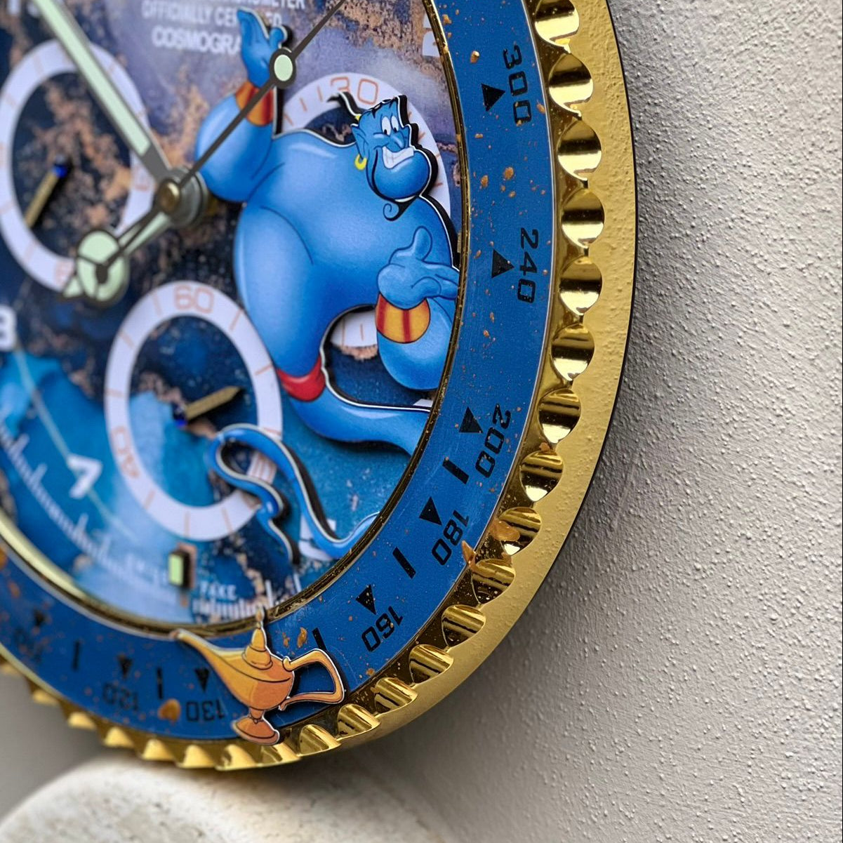 Orologio “Magic Time – Daytona Genie Edition”  Custom da Parete