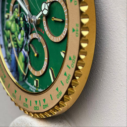 Orologio “Green Force – Daytona Hulk Edition”  Custom da Parete