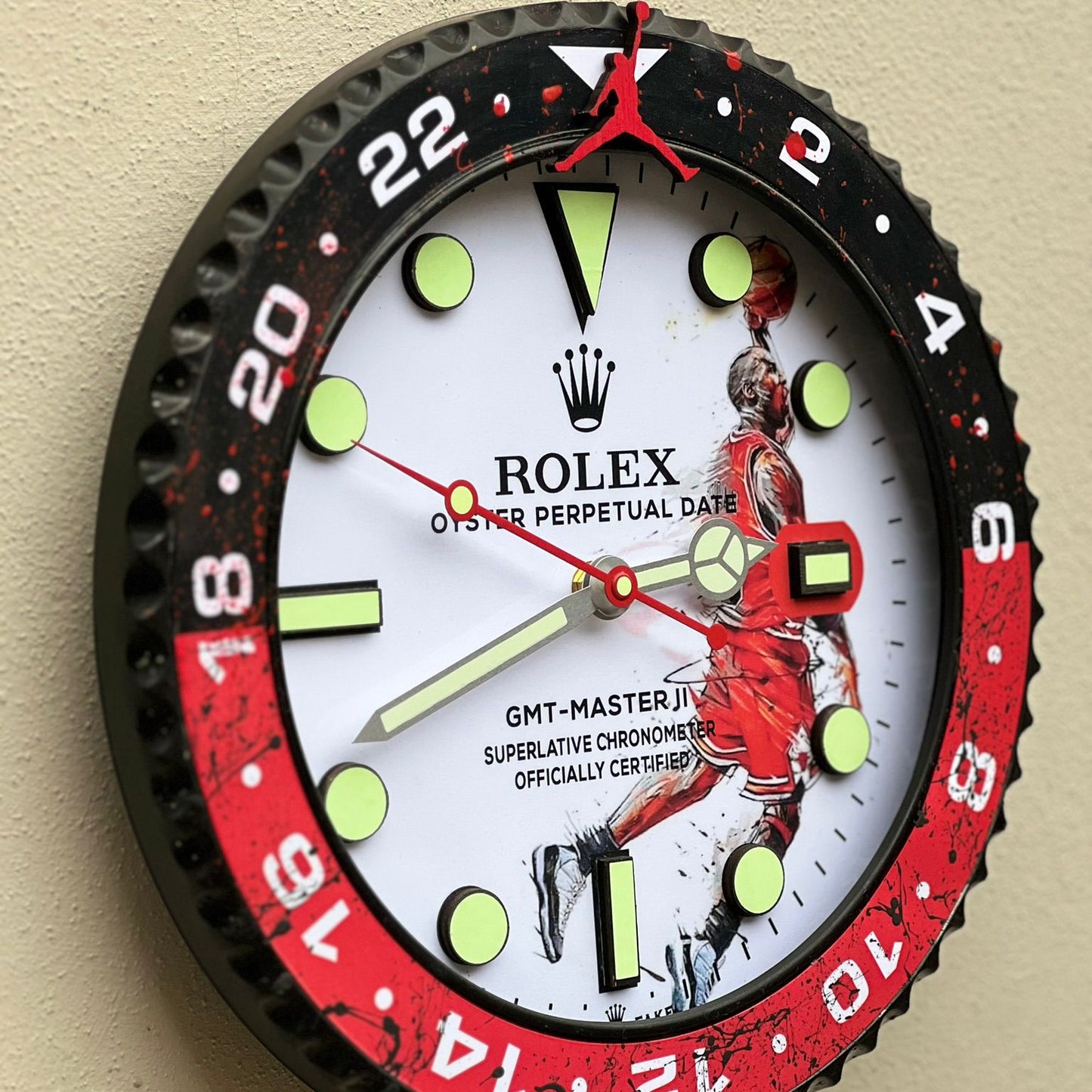Orologio “Air Time – GMT Master Jump” Custom da Parete