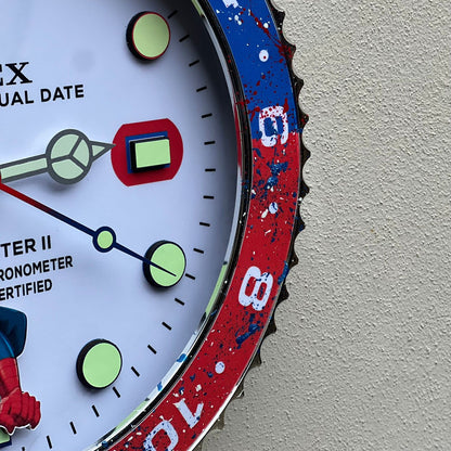 Orologio “Time Swing – Gmt Spider ” Custom da Parete