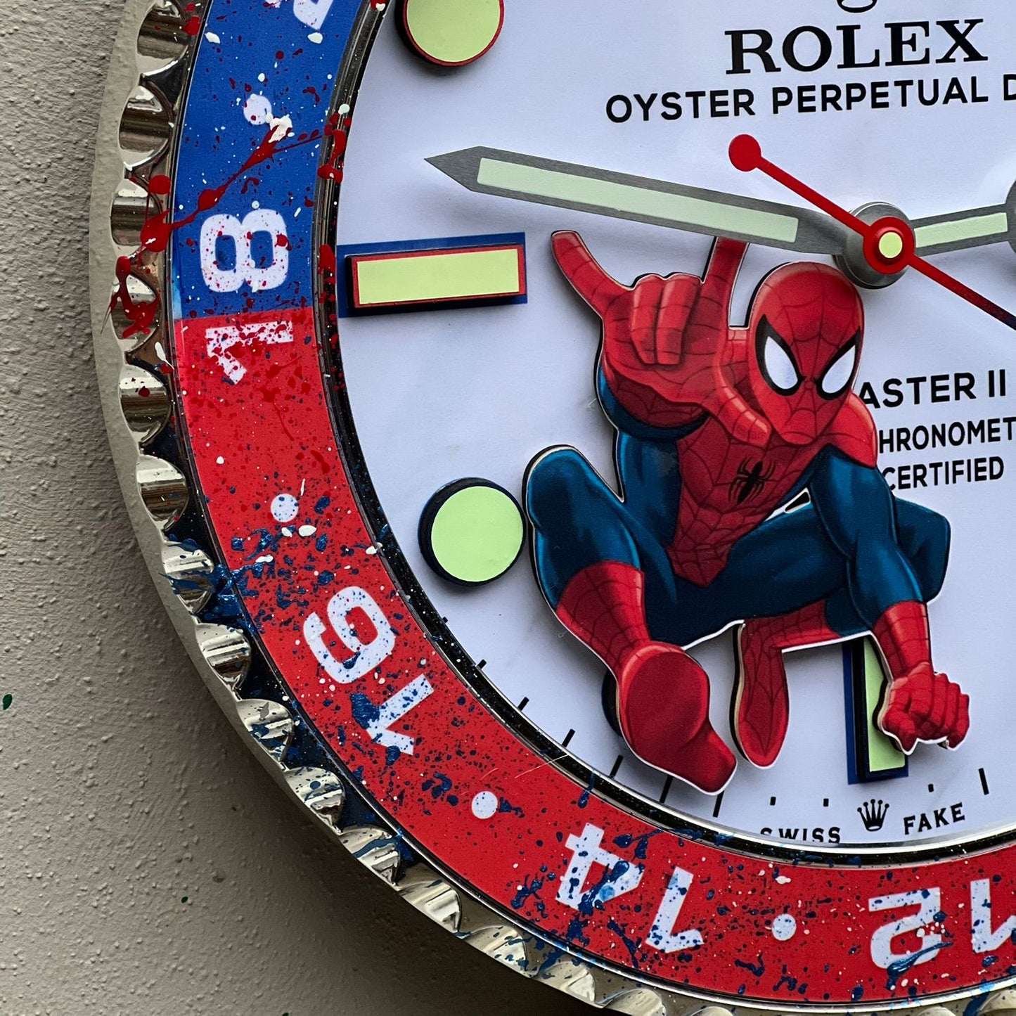 Orologio “Time Swing – Gmt Spider ” Custom da Parete