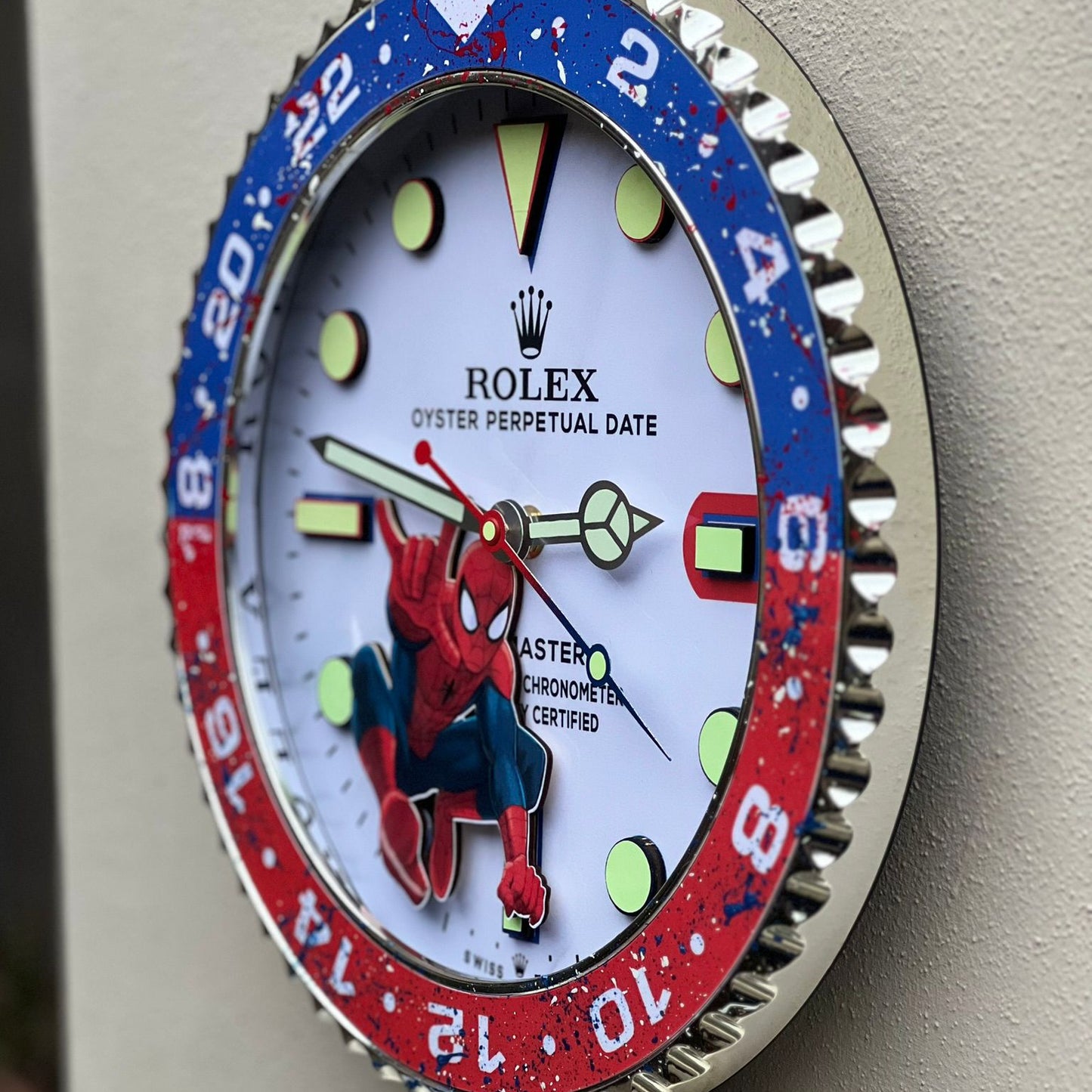 Orologio “Time Swing – Gmt Spider ” Custom da Parete