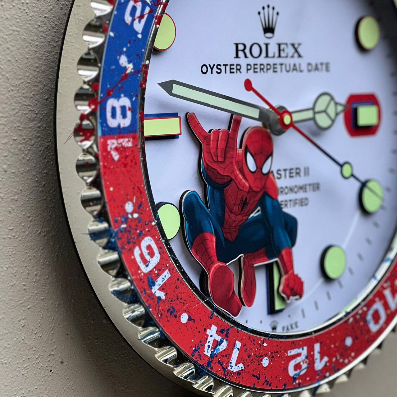Orologio “Time Swing – Gmt Spider ” Custom da Parete