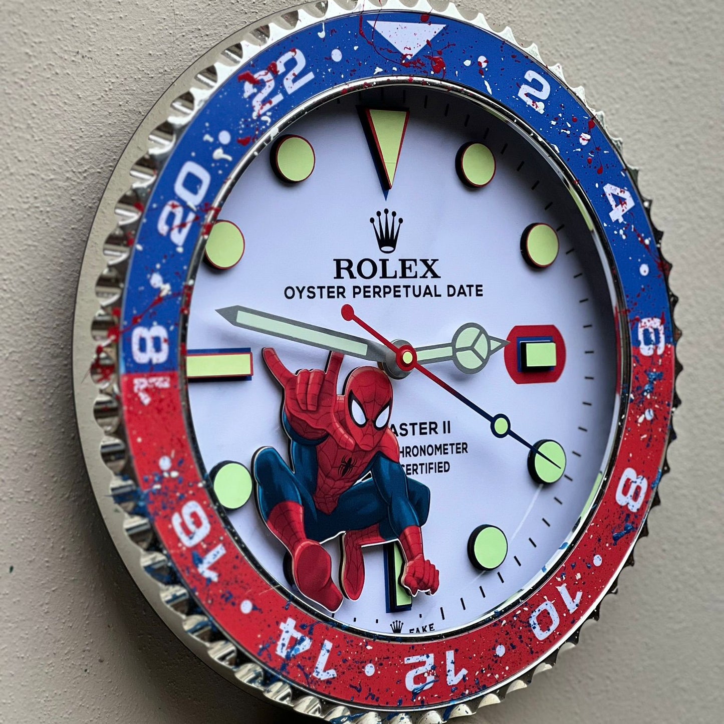 Orologio “Time Swing – Gmt Spider ” Custom da Parete