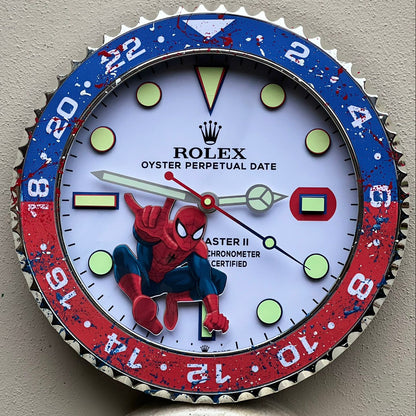 Orologio “Time Swing – Gmt Spider ” Custom da Parete