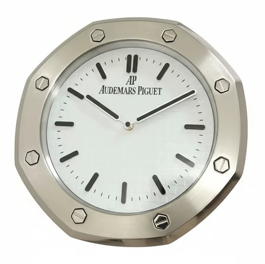 Orologio da Parete Royal Oak 34cm Acciaio Inox Design - Moon24