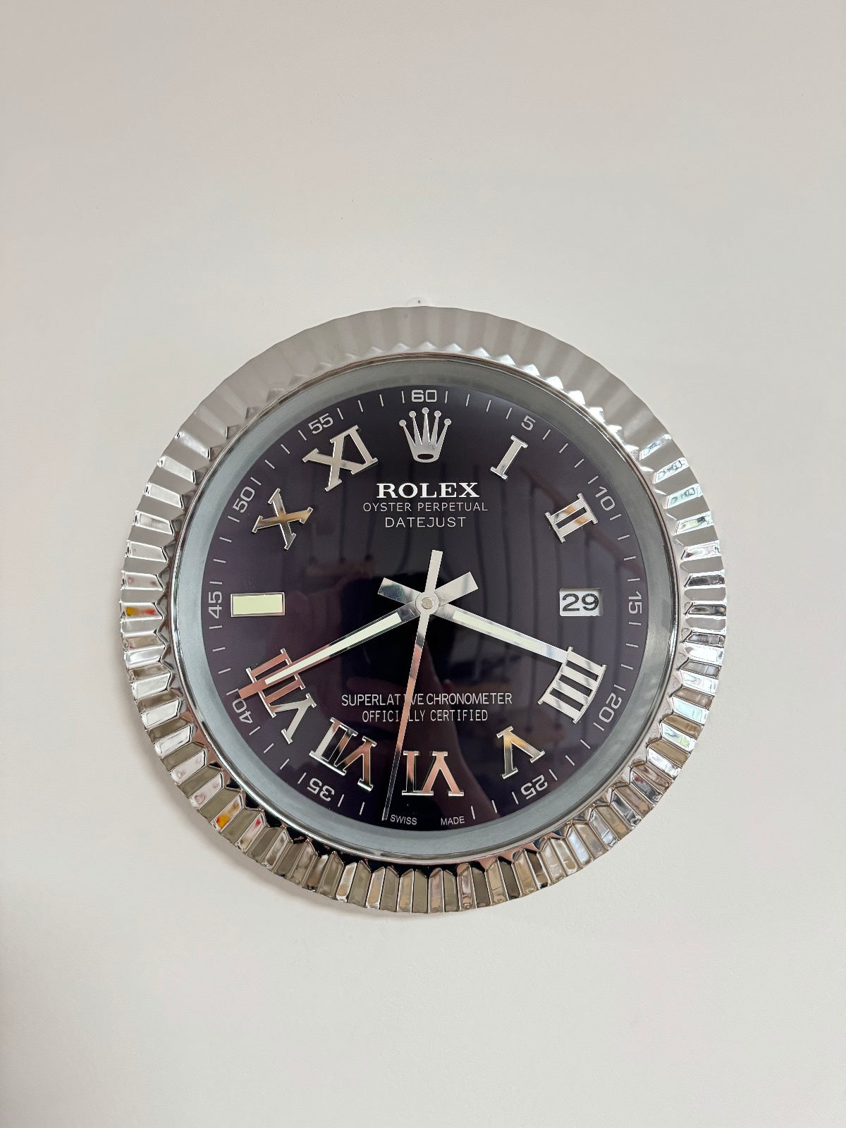 Orologio Date Just Roman da muro