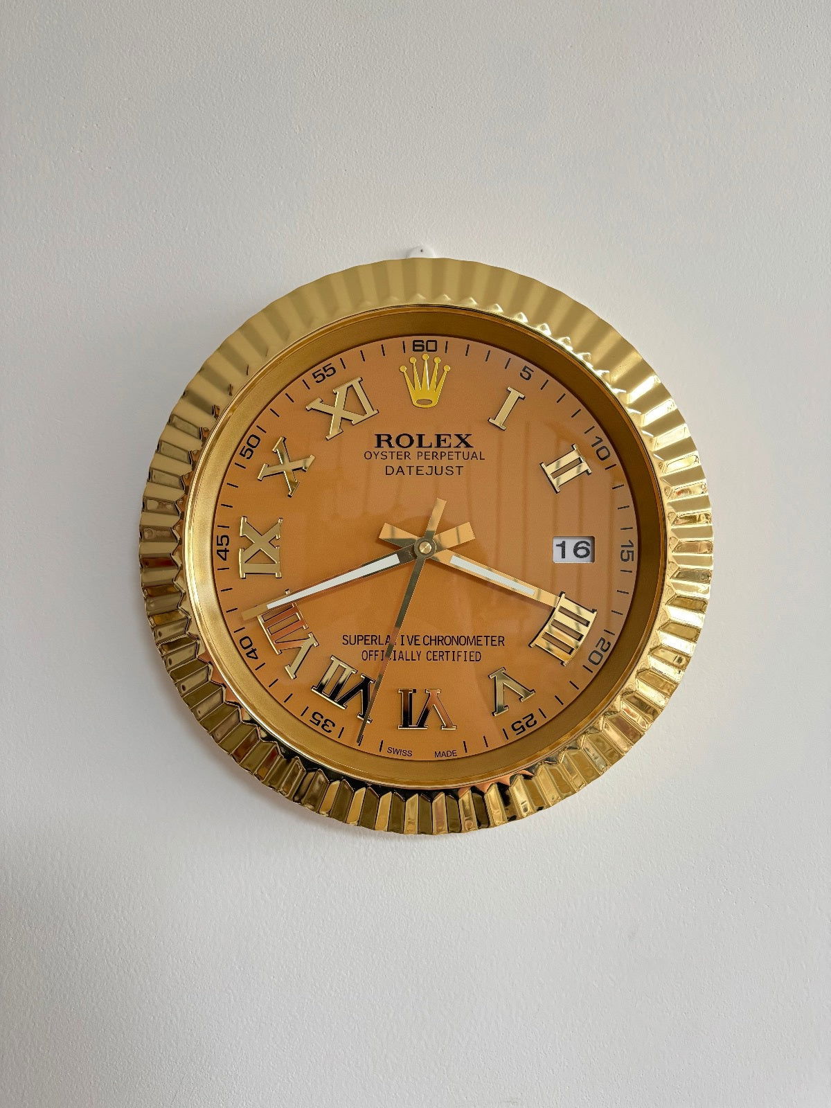 Orologio Date Just Roman da muro