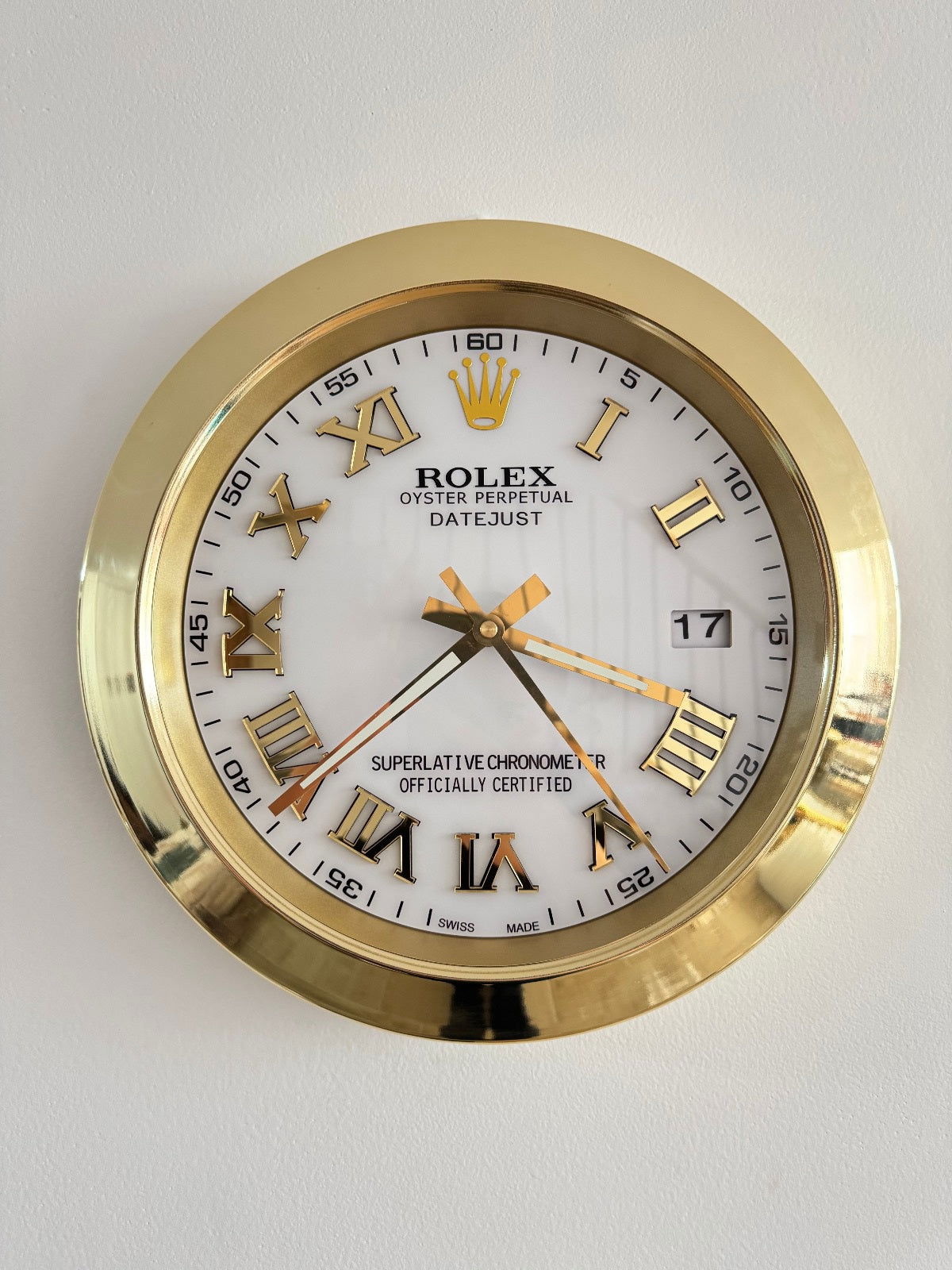 Orologio Date Just Roman da muro