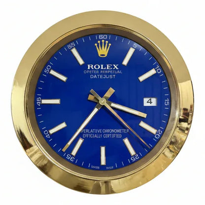 Orologio da Parete DateJust 35cm Acciaio Inox Classico - Moon24