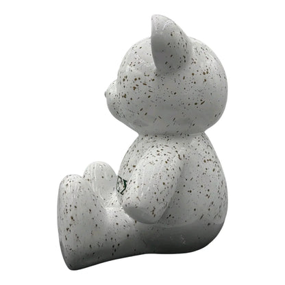 Teddy For White – Scultura Pop Art Edizione Limitata | Naor26