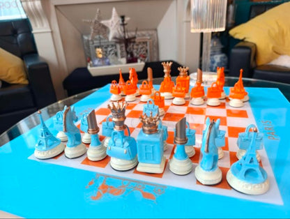 Scacchiera Hermès " Legno e Luce " ( Kleiner Artist )