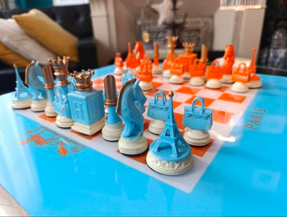 Scacchiera Hermès " Legno e Luce " ( Kleiner Artist )