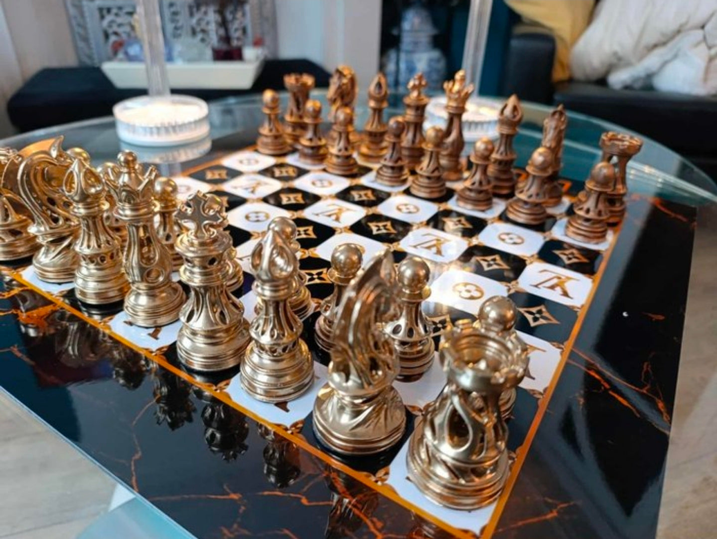 Scacchiera Louis "Gold Edition" ( Kleiner Artist )