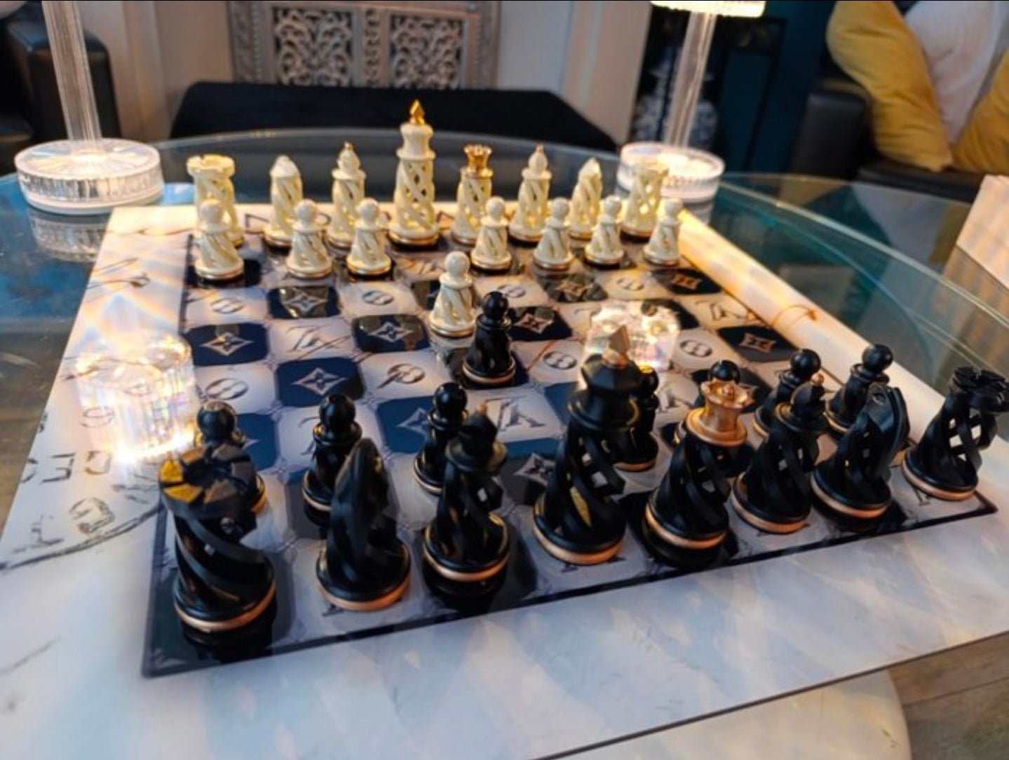 Scacchiera Louis " Viaggio Spirale Luxe " ( Kleiner Artist )