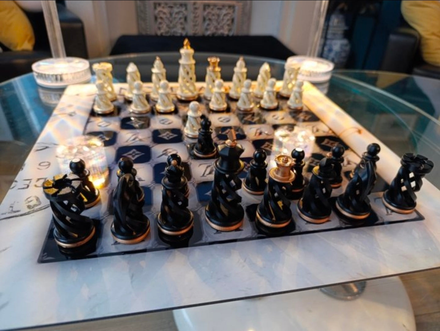 Scacchiera Louis " Viaggio Spirale Luxe " ( Kleiner Artist )