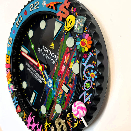 Orologio Sub Bearbrick Custom da Parete