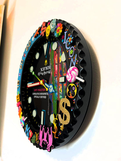 Orologio Custom Submariner Bearbrick Loose da muro