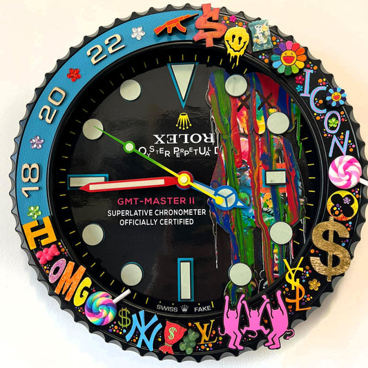 Orologio Custom Submariner Bearbrick Loose da muro