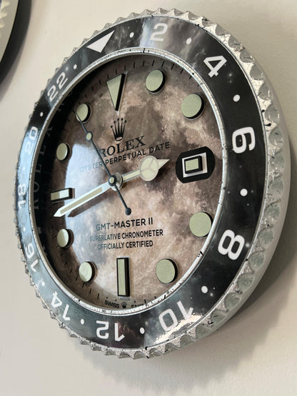 Orologio Gmt Gray Marble Custom da muro