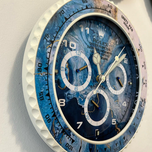 Orologio Day Blue Wave Custom da Parete