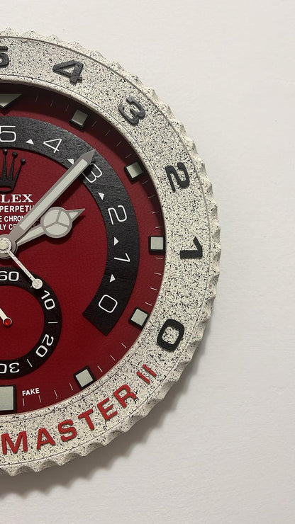 Orologio Yacht-Master II Red Blood Custom da muro