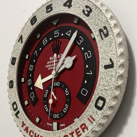 Orologio Yacht Red Blood Custom da Parete