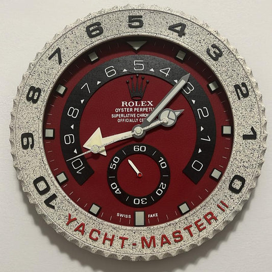 Orologio Yacht-Master II Red Blood Custom da muro
