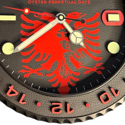 Orologio “Albanian Royal Time" custom da Parete