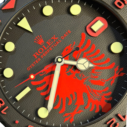 Orologio “Albanian Royal Time" custom da Parete